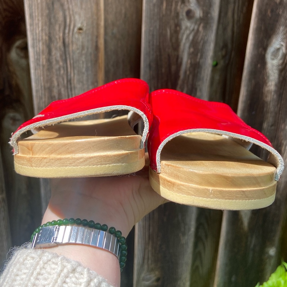 No 6 patent leather slides - Picture 10 of 13